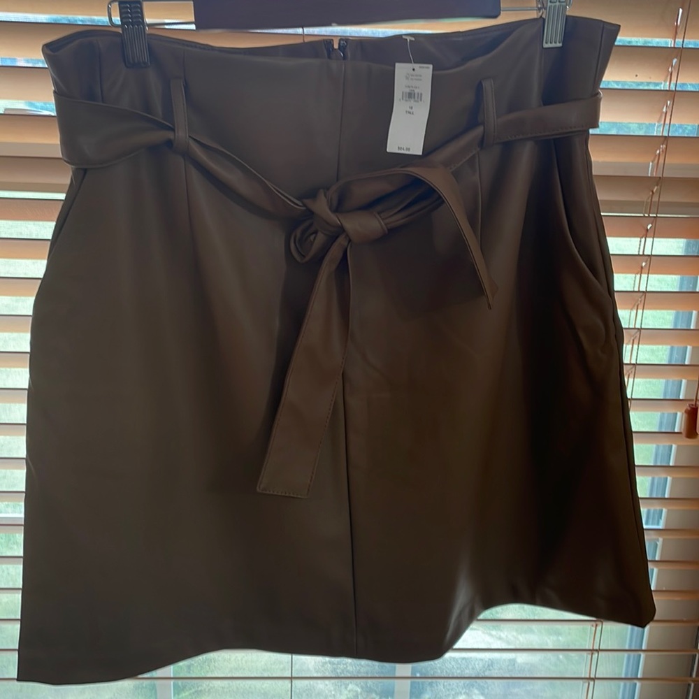 Mini skirts faux leather